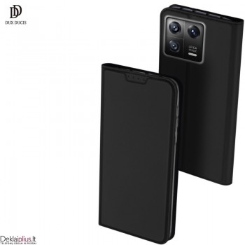Dux Ducis Skin Pro dirbtinės odos dėklas - juodas Xiaomi 13 telefonams